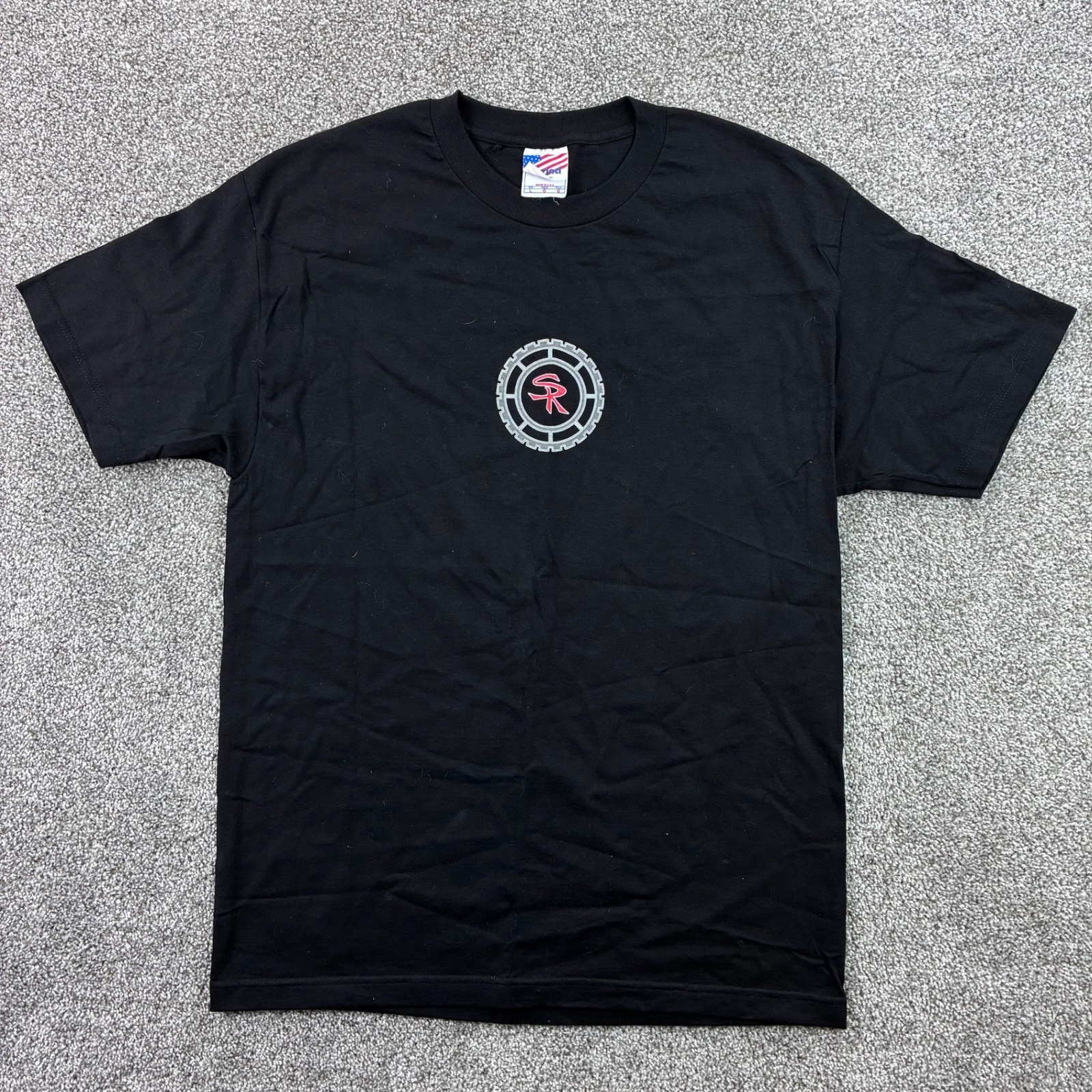 Vintage Shop Rat Tough Shirt Mens Large Black Mechanic Tools Usa Made